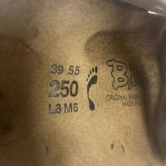 Birkenstocks Size 39 Tan Calais Cork Footbed  Sandal (Left foot only) Unisex - Picture 4 of 11